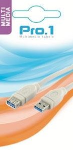 Enzo pro-1 USB 3.0, ein Stecker auf eine Buchse, 1,8 Meter – 9280242