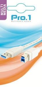 Enzo pro-1 USB 3.0 A-Stecker auf B-Stecker 2 Meter – 9280230