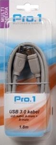 Enzo pro-1 USB 3.0 A-Stecker auf B-Stecker 2 Meter – 9280230