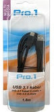 Enzo pro-1 USB-C 3.1 ->USB 2.0 A Stecker 1,8 Meter – 9280440
