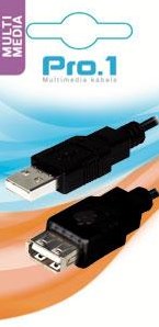 Enzo pro-1 USB-Kabel A-Stecker -> A-Buchse 3 Meter – 9280222