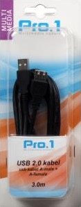 Enzo pro-1 USB-Kabel A-Stecker -> A-Buchse 3 Meter – 9280222