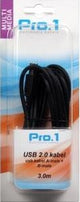 Enzo pro-1 USB-Kabel A-Stecker -> B-Stecker 3 Meter – 9280202