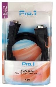 Enzo Pro-1 VGA-Kabel Stecker -> Stecker 1,8 Meter – 9276094