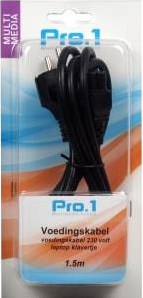 Enzo pro-1 Stromkabel 230 Volt Laptop Kleeblatt 1,5 Meter – 9278720