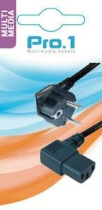 Enzo pro-1 Stromkabel 230 Volt für Computer 1,5 Meter abgewinkelt - 9278700