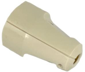 Enzo geerdeter Buchsenstecker, weiße Kupplung 6141631