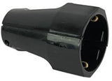 Enzo geerdeter Buchsenstecker, schwarze Kupplung 6141600 - afbeelding 1