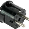 Enzo Schutzkontaktstecker abgewinkelt, schwarzes Bakelit 6140592