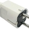 Enzo-Schutzkontaktstecker | mit Tüll | weiß - 6141204