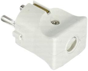 Enzo Schukostecker polarweiß Kupplung 6141021