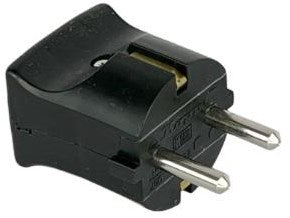 Enzo Schutzkontaktstecker, schwarze Kupplung 6141000