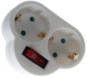 Stecker -in Duo mit Switch