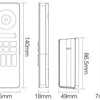 Enzo RGB-CCT-Fernbedienung | 2,4g | 4 Zonen | mattschwarzes Design | miboxer mi-light 2.0 | c5 | exkl. 2 x AAA-Batterie – LED0229