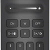 Enzo RGB-CCT-Fernbedienung | 2,4g | 4 Zonen | mattschwarzes Design | miboxer mi-light 2.0 | c5 | exkl. 2 x AAA-Batterie – LED0229
