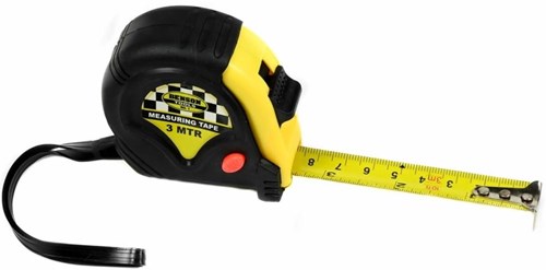 Enzo Maßband 3 Meter Gummigriff 6453125