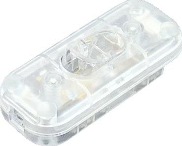 Enzo Schnurschalter transparent 7401080