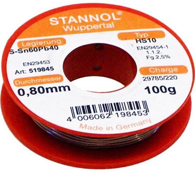 Enzo Stannol Lötharz Kerndurchmesser 0,8 mm 100 g – 6474982