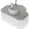 Enzo Steckeradapter 2xEuro 1x RA plus Schalter 6140895