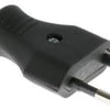 Enzo-Stecker Schwachstrom schwarz 6140200