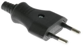 Enzo-Stecker Schwachstrom schwarz 6140200