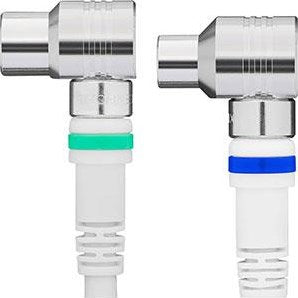 Enzo Technetics Koax-Verbindungskabel 5 m kompletter rechtwinkliger Stecker – 2075030