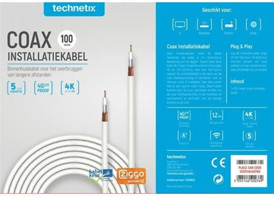 Enzo Technetics Koaxialkabel 100 m Shop 4 g – 2076040
