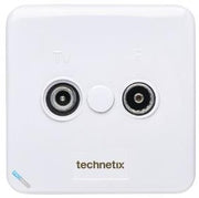Enzo technetics tras-2000 – Anschlusskasten Radio TV Einbau Aufputz – 2074025 - afbeelding 2