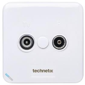 Enzo technetics tras-2000 – Anschlusskasten Radio TV Einbau Aufputz – 2074025