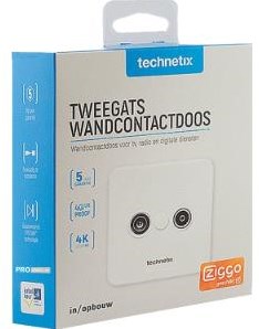 Enzo technetics tras-2000 – Anschlusskasten Radio TV Einbau Aufputz – 2074025