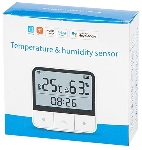 Enzo-Thermometer | innen | weiß | Smart Wi-Fi Tuya – 8150118