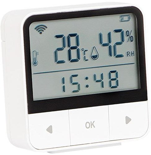Enzo-Thermometer | innen | weiß | Smart Wi-Fi Tuya – 8150118
