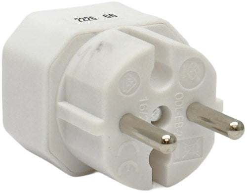 Enzo Zwei-Wege-Euro-Adapterstecker weiß 230 V 6175900
