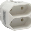 Enzo Zwei-Wege-Euro-Adapterstecker weiß 230 V 6175900