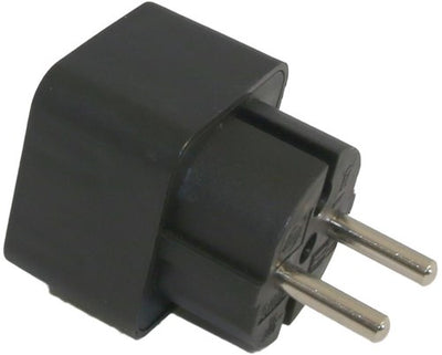 Enzo Zwei-Wege-Euro-Adapterstecker schwarz 230 V 6175890