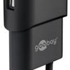 Enzo USB-Heimladegerät 2xUSB 2A schwarz 9550100