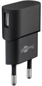 Enzo USB-Heimladegerät 2xUSB 2A schwarz 9550100