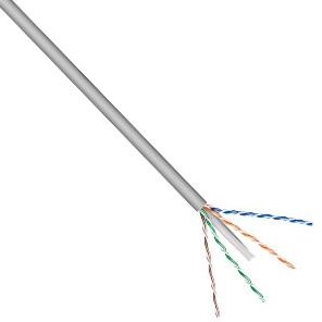 Enzo UTP Cat6 Box 305 m grau massiv – 1381535