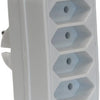 Enzo Vierfachstecker Euro weiß - 6175910