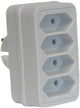 Enzo Vierfachstecker Euro weiß - 6175910