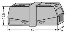 Enzo Wago Schweißklemme 3-Wege Grau DS 100 Stück 4047205