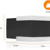 Enzo Wandleuchte | schwarz | quadratisch | 8W LED | IP44 3000k | Smartwares ool-50020 – a5019020