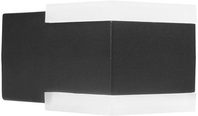 Enzo Wandleuchte | schwarz | quadratisch | 8W LED | IP44 3000k | Smartwares ool-50020 – a5019020