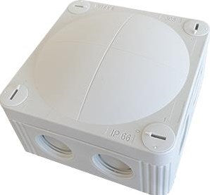 Enzo Wiska Kabelbox Wiska 308 + Kabelverschraubungen 74x74x50mm 4034000