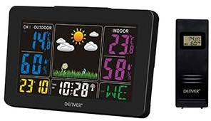 Enzo ws-540 schwarz | Wetterstation | Alarmfunktion | Farbbildschirm | schwarz - 8150220