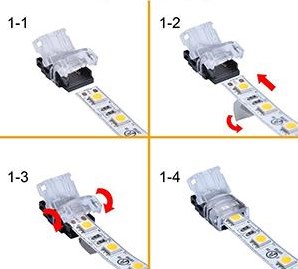 Enzo w.w. Hippo-Schnellverbinder für Streifen 10 mm IP65 4380110