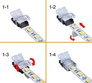 Enzo w.w. Hippo-Schnellverbinder für Streifen 8 mm IP65 4380100
