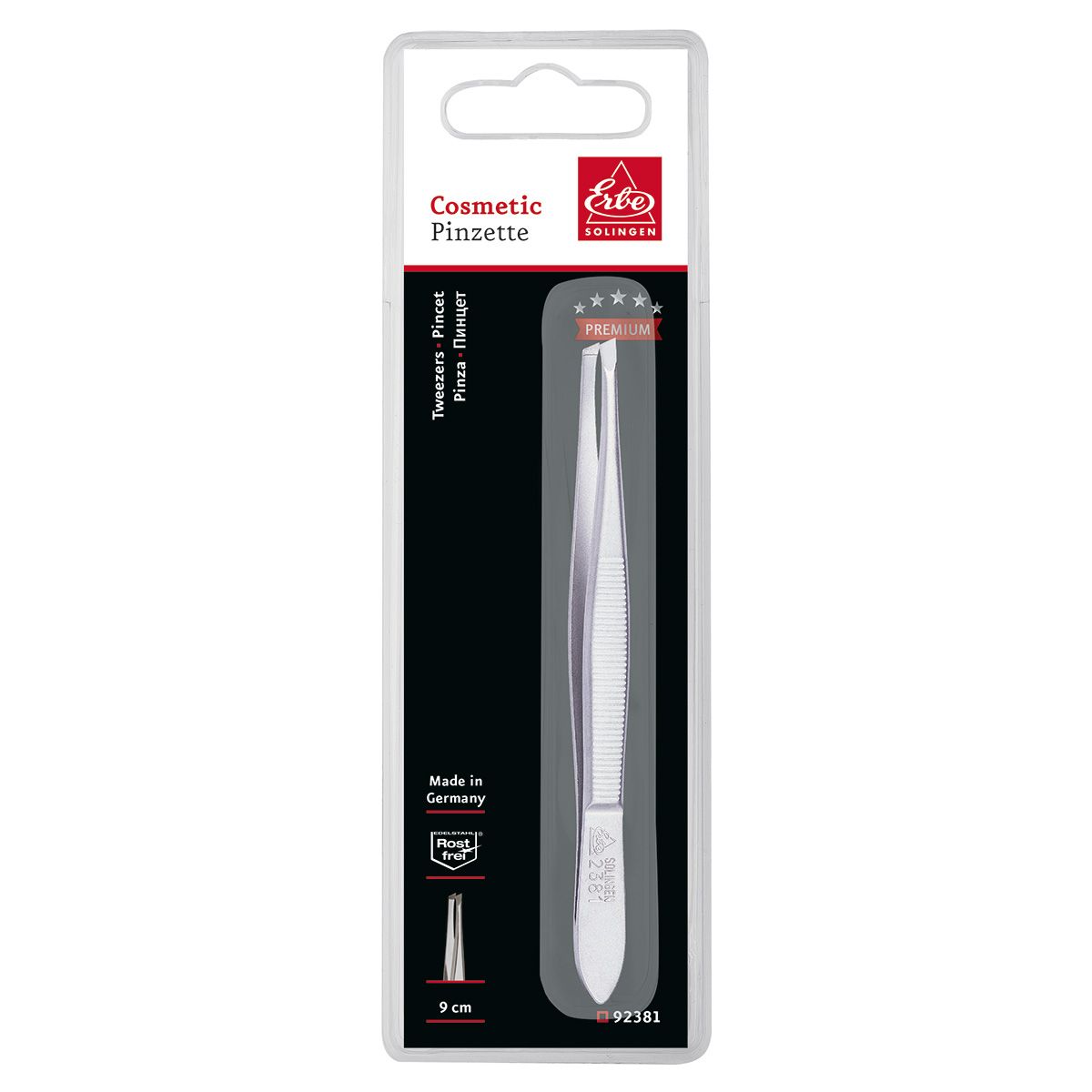 Erbe Solingen Erbe Solingen Pincet schräg 9 cm (ERBE92381)