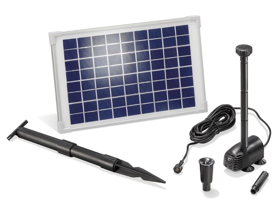 Esotec Vijver -Pumpe Set - 10W - 610 l H - Solarenergie