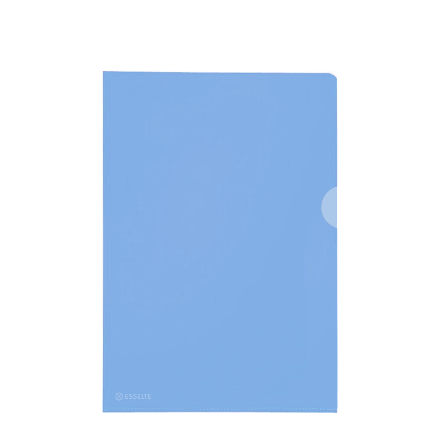 Esselte Sichtmappe A4 blau 100 Stück